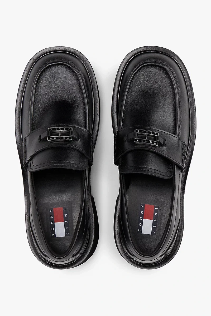 Tommy Hilfiger  Kalın Topuklu Kadın Siyah  Loafer EN0EN02789BDS