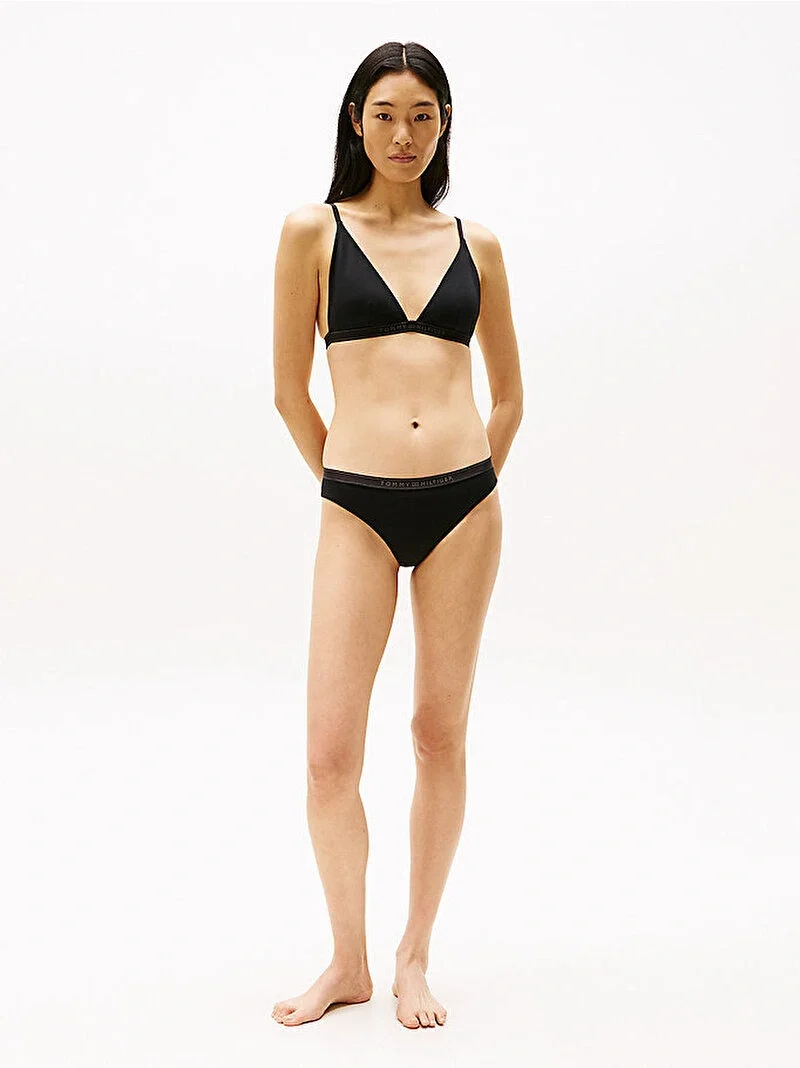 Tommy Hilfiger TRIANGLE FIXED RP Kadın Bikini Üstü UW0UW05801BDS
