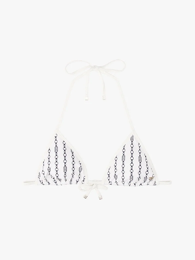 Tommy Hilfiger TRIANGLE RP PRINT Kadın  Bikini  Üstü UW0UW053140LB