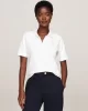 Tommy Hilfiger 1985 REG PIQUE POLO SS Kadın  T-shirt WW0WW43224YBL
