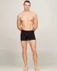 Tommy Hilfiger Erkek 3lü Tonal Logolu Siyah Boxer
