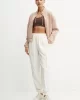 Guess 4G Logo Cargo Pants Kadın Beyaz Eşofman Altı V4BB03WGLV2-F0CY
