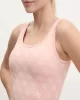 Guess 4G RHOMBUS ACTIVE TOP SEAMLESS Kadın Pembe Atlet V5RP04Z3LF0-F6DJ