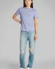CK Jeans CK APPLIQUE REGULAR TEE Kadın  T-shirt J20J225256-VFV