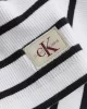 CK Jeans  Kadın Siyah Beyaz Çizgili Elbise J20J225263-0K4