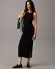 CK Jeans PLACED INST LONG SWEATER DRESS Kadın  Elbise J20J225296-BEH