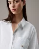 CK Jeans WOVEN LABEL CROPPED SHIRT Kadın  Gömlek J20J225078-YAA
