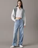 CK Jeans WOVEN LABEL CROPPED SHIRT Kadın  Gömlek J20J225078-YAA