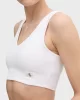 CK Jeans WOVEN LABEL RIB BRALETTE Kadın  Crop J20J225308-YAA