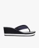 Tommy Hilfiger TH STRIPES WEDGE BEACH SANDAL Kadın  Terlik FW0FW08521DW6