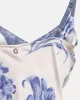 Guess ADLE LACE NECKLINE LONG DRESS Kadın Çok Renkli Elbise W5GK10WF1T2-P7WQ