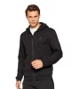 Guess ALDWIN ZIP HOODED SW Erkek Siyah Ceket Z2YQ28KAIJ1-JBLK