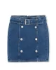 Guess ALLIE DENIM SKIRT Kadın Lacivert Etek W4YD0QD55M0-A1GH