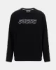 Guess Arlo Cn Sweatshırt Erkek Siyah Sweatshirt Z4GQ24K6ZS1-JBLK