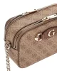 Guess Izzy Camera Bag Kadın Kahverengi Çapraz Çanta HWSG8654140-LGW