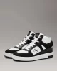 CK Jeans BASKET CUPSOLE MID ML MIX Kadın Siyah Sneaker YW0YW01578-0GM
