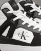 CK Jeans BASKET CUPSOLE MID ML MIX Kadın Siyah Sneaker YW0YW01578-0GM