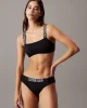 Calvin Klein Kadın Siyah Orta Bel Astarlı Siyah Bikini Altı