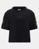 Guess BRITNEY CROP TEE Kadın Siyah T-shirt V3RI08I3Z14-JBLK