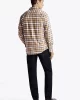 Tommy Hilfiger BRUSHED SHADOW CHECK RF SHIRT Erkek HAKİ Gömlek MW0MW368420OV