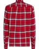 Tommy Hilfiger BRUSHED SHADOW CHECK RF SHIRT Erkek KIRMIZI Gömlek MW0MW368420QK