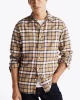 Tommy Hilfiger BRUSHED SHADOW CHECK RF SHIRT Erkek HAKİ Gömlek MW0MW368420OV