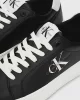 CK Jeans CHUNKY CUPSOLE MONO LTH WN Kadın Siyah Sneaker YW0YW00823-BDS