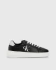 CK Jeans CHUNKY CUPSOLE MONO LTH WN Kadın Siyah Sneaker YW0YW00823-BDS
