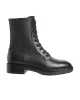 Calvin Klein FLAT COMBAT BOOT MONO MIX Kadın SİYAH Bot HW0HW02194-BEH