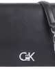 Calvin Klein CK RE-LOCK MEDIUM CHAIN Kadın Siyah Çanta LV04F3104G-UB1