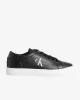 CK Jeans CLASSICCUPLOWLACEUP LTH ML Erkek Siyah Sneaker YM0YM00491-BDS