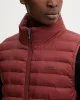 Calvin Klein Erkek Kolsuz Hafif Naylon Şişme Kahverengi Yelek LV04LC509G-VFK