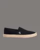 Calvin Klein  Erkek Siyah CK  Logolu  Espadril  Sneaker