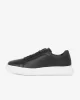 Calvin Klein Erkek Siyah Deri Sneaker