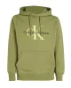 Calvin Klein SEASONAL MONOLOGO REGULAR HOODIE Erkek Yeşil Sweatshirt J30J320805-L9N