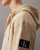 CK Jeans BADGE ZIP THROUGH HOODIE Erkek Haki Ceket J30J325627-RAE