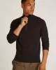 Calvin Klein WAFFLE TEXTURE Q-ZIP Erkek  Kazak K10K114120-BEH