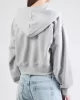 Calvin Klein Jeans A- FRENCH TERRY BADGE LOGO FZ HO Kadın Gri Sweatshirt LV047C216G-P79