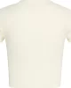 Calvin Klein Jeans A- MONOGRAM BABY TEE Kadın Beyaz T-shirt LV047AB802-YC9
