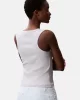 Calvin Klein Jeans A - WOVEN LABEL 2X2 COTTON RIB T Kadın Gri Bluz LV047C201G-P79