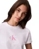 Calvin Klein Jeans D1 Fashion Kadın Beyaz T-shirt LV047C856G-YAA