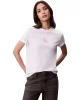 Calvin Klein Jeans D1 Fashion Kadın Beyaz T-shirt LV047C856G-YAA