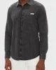 Calvin Klein Jeans Denim Shirts Erkek Siyah Gömlek LV040BM733-KQB