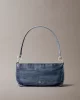 Calvin Klein Jeans DENIM SHOULDER POUCH W/STRAP Kadın Mavi Çanta LV04F3217G-VGO
