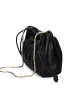 Calvin Klein Jeans Drawstring Plisse Kadın Siyah Omuz Çantası  LV04F3076G-UB1