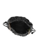 Calvin Klein Jeans Drawstring Plisse Kadın Siyah Omuz Çantası  LV04F3076G-UB1