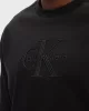 Calvin Klein Jeans Erkek Önü Kısa Arkası Uzun Nakışlı Siyah T-shirt LV04RB295G-UB1