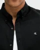 Calvin Klein Jeans Erkek Uzun Kollu Klasik Düz Oxford Siyah Gömlek LV140EM125-UB1