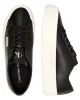 Calvin Klein Jeans Kadın Deri Düz Platform Siyah Sneaker YW0YW01886-BEH