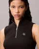 Calvin Klein Jeans Kadın Etiketli Kolsuz Yarım Fermuarlı Siyah Bluz LV047C909G-UB1
